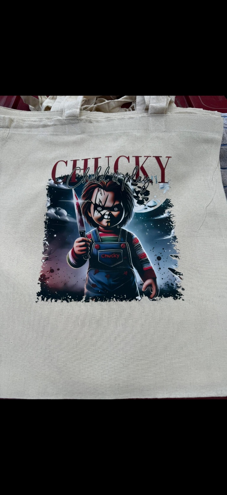 Chucky tore bag