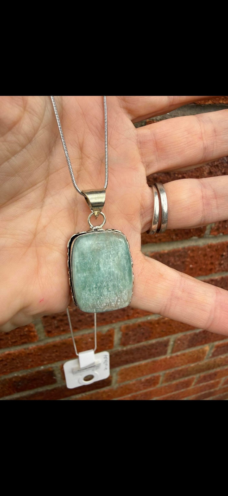 Amazonite pendant
