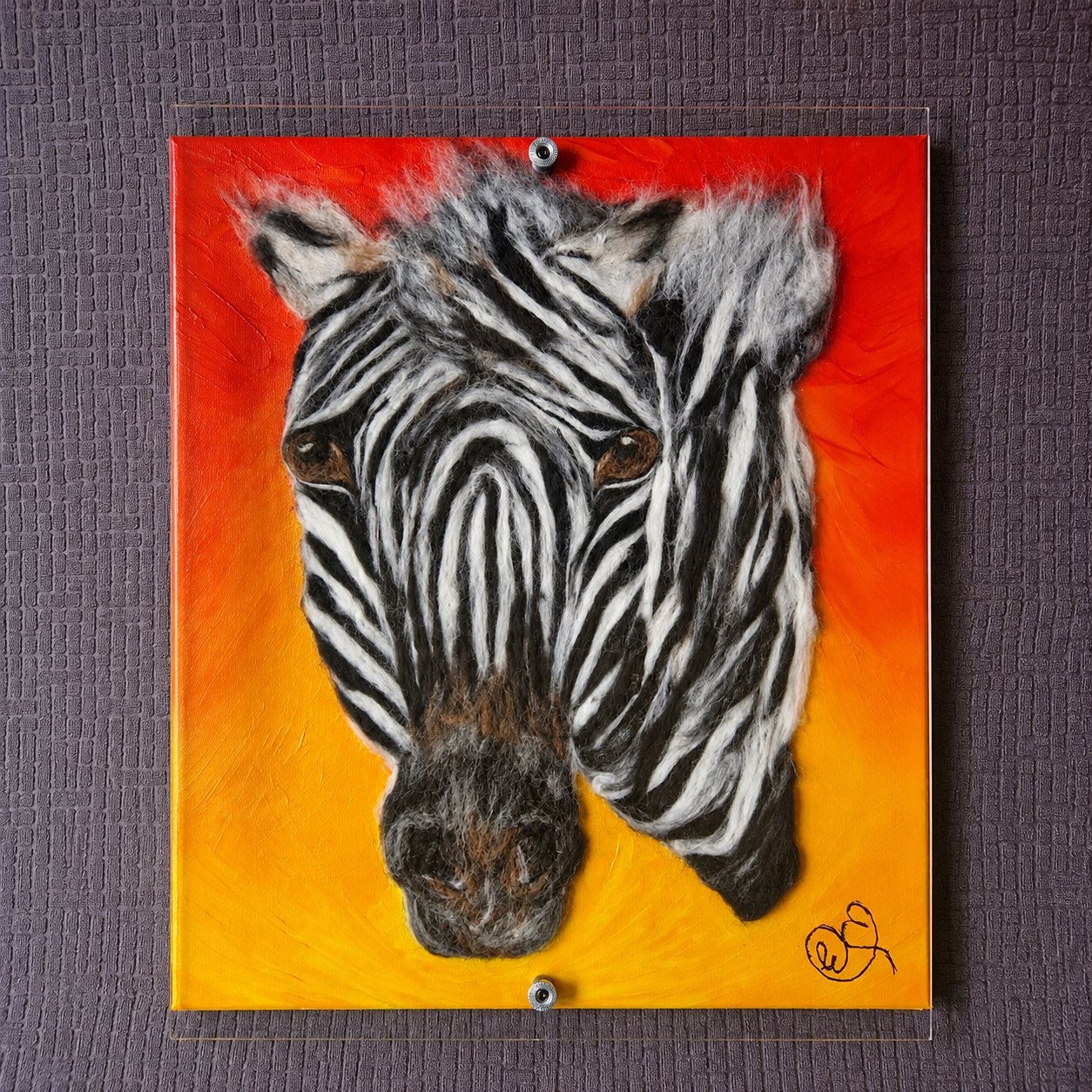 Sunset Zebra